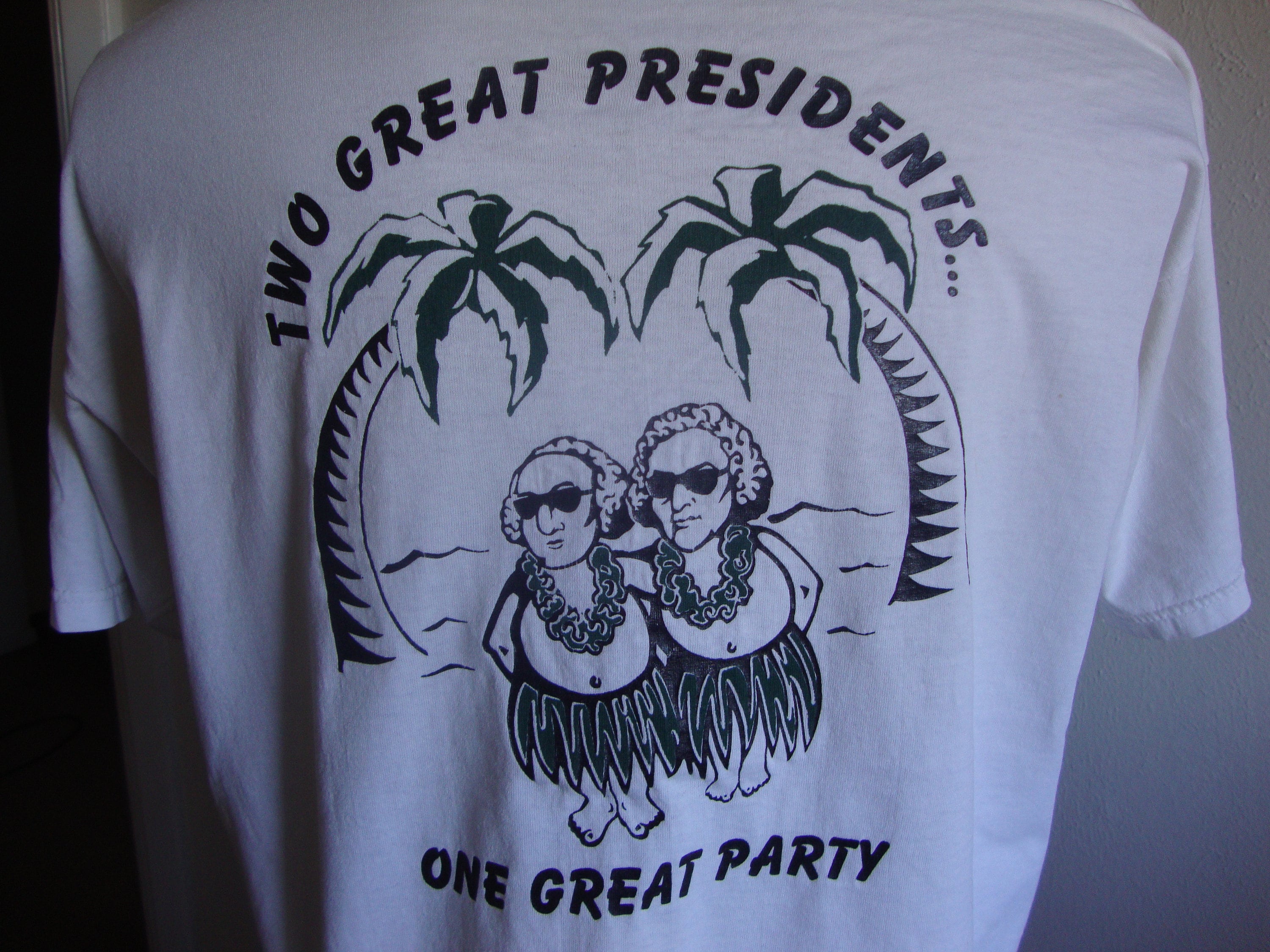 Vintage 80's G & T's 98 Luau Two Great Presidents George