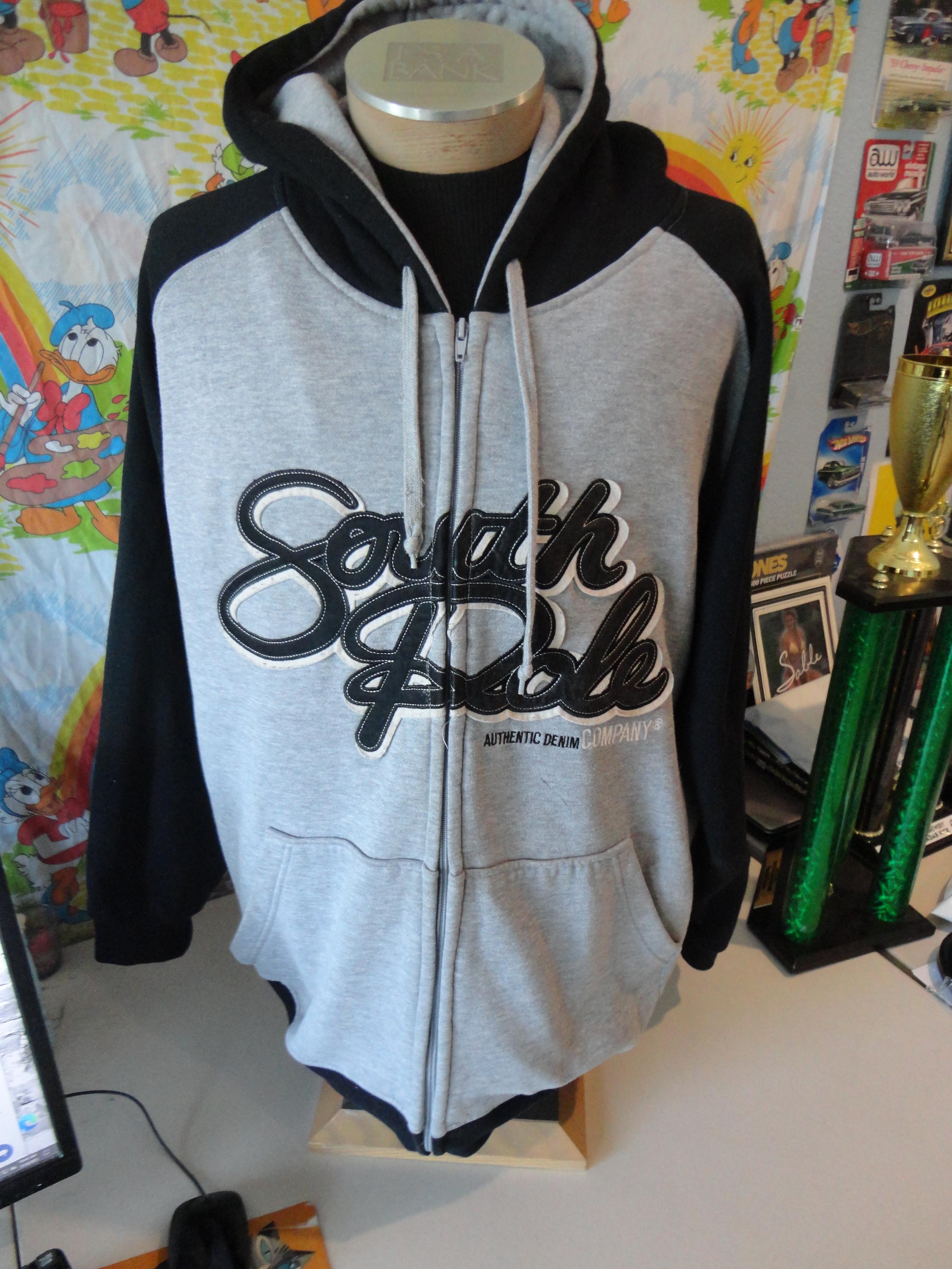 SWAGGER archive 00s 90s Pコート　y2k サブカル Y2K Vintage 90s South Pole Full Zip Hoodie Sweatshirt Size 2XL Rap