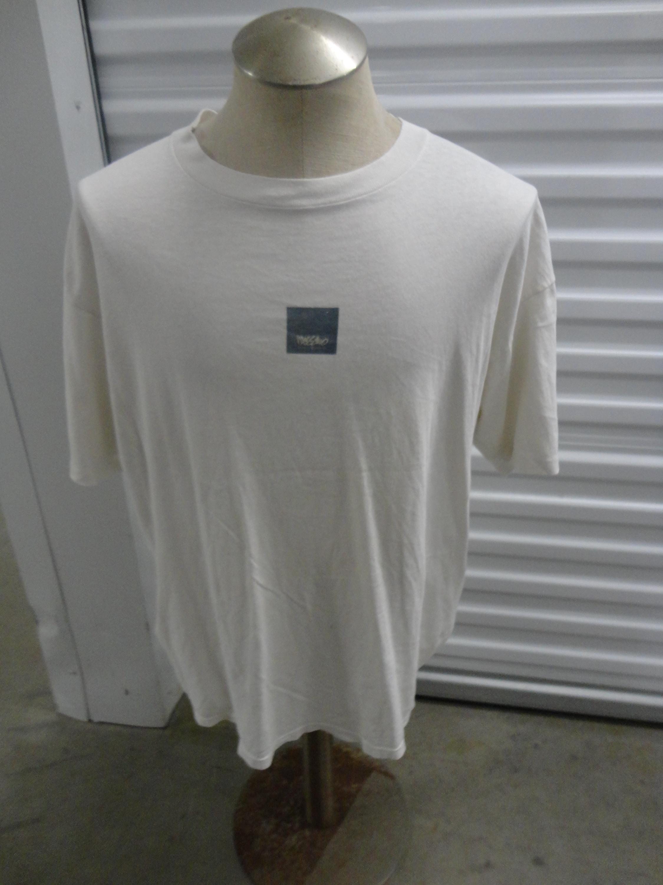 Vintage 90s Mossimo Graphic White Soft Thin T Shirt Skate Mens XL