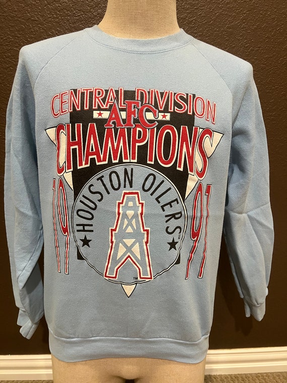 Vintage 90's Houston Oilers 1997 AFC Champions NF… - image 2