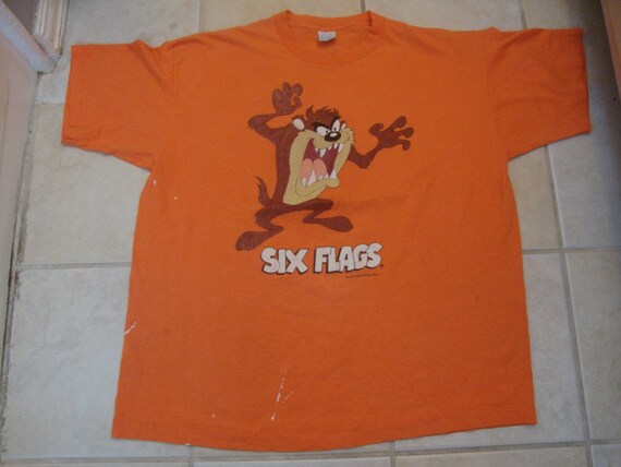 Orange looney tunes shirt cheap