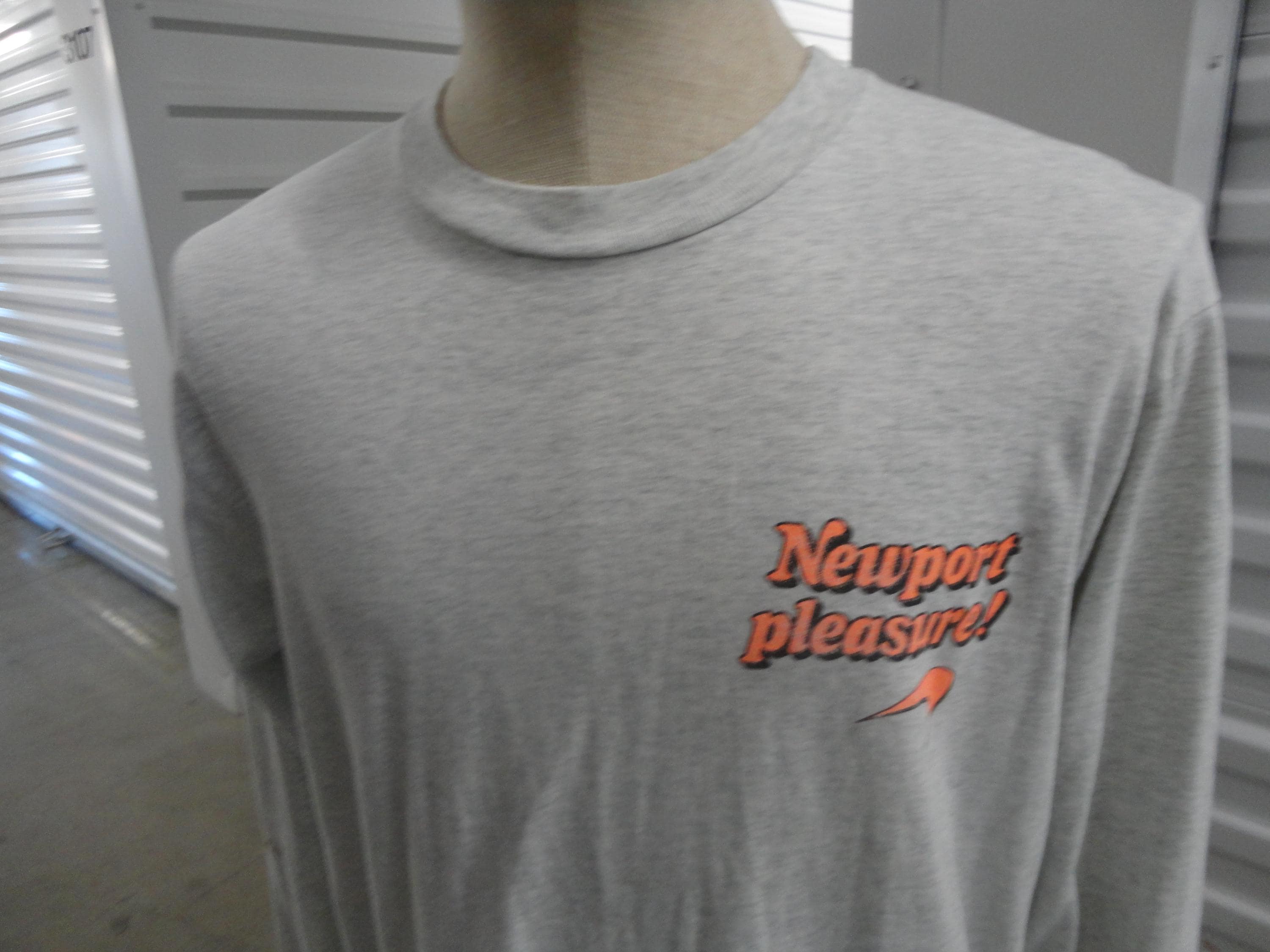 Vintage 90's Newport Pleasure Menthol Cigarettes Long Sleeve T