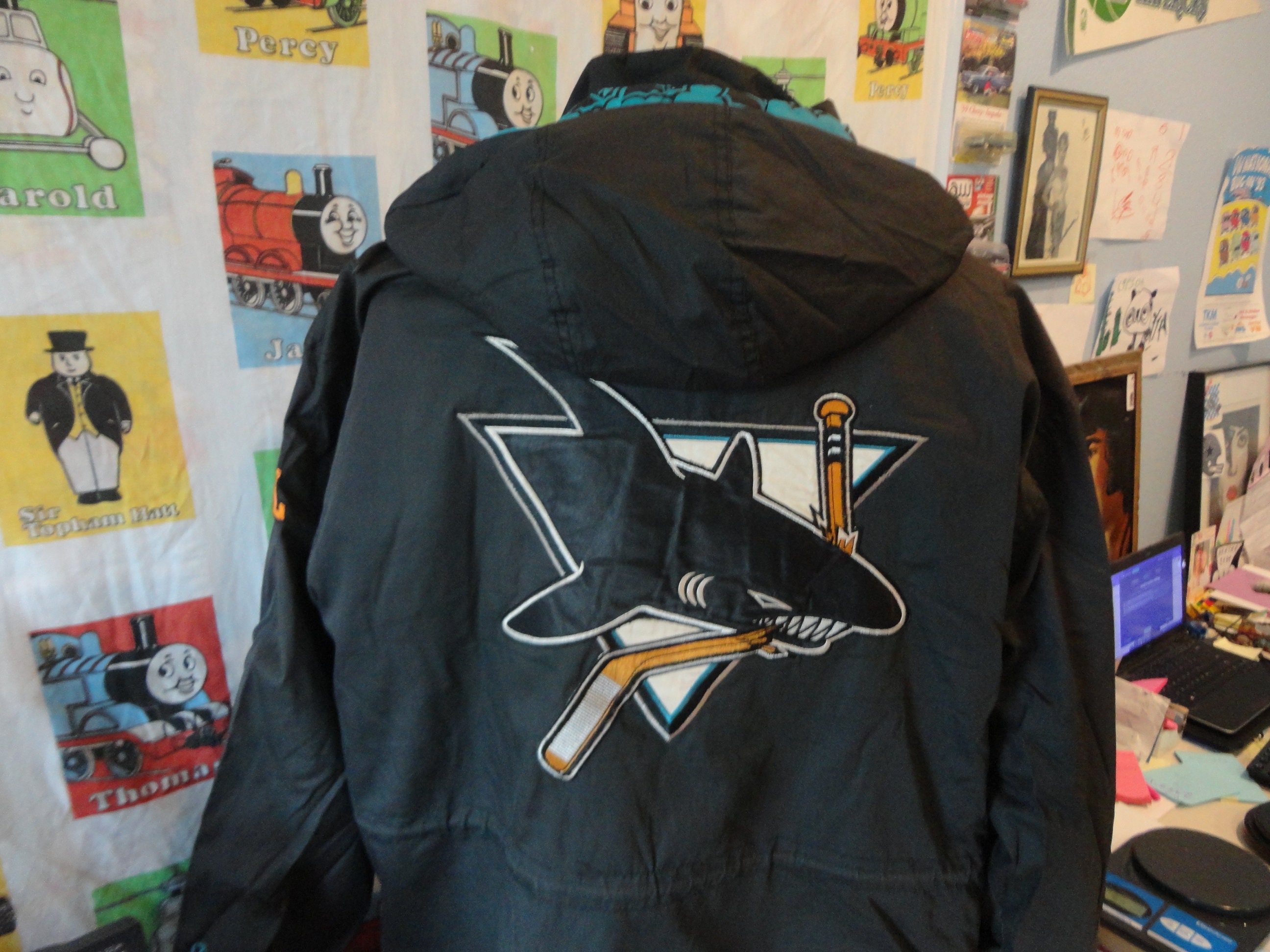 Vintage san jose sharks starter cheap jacket