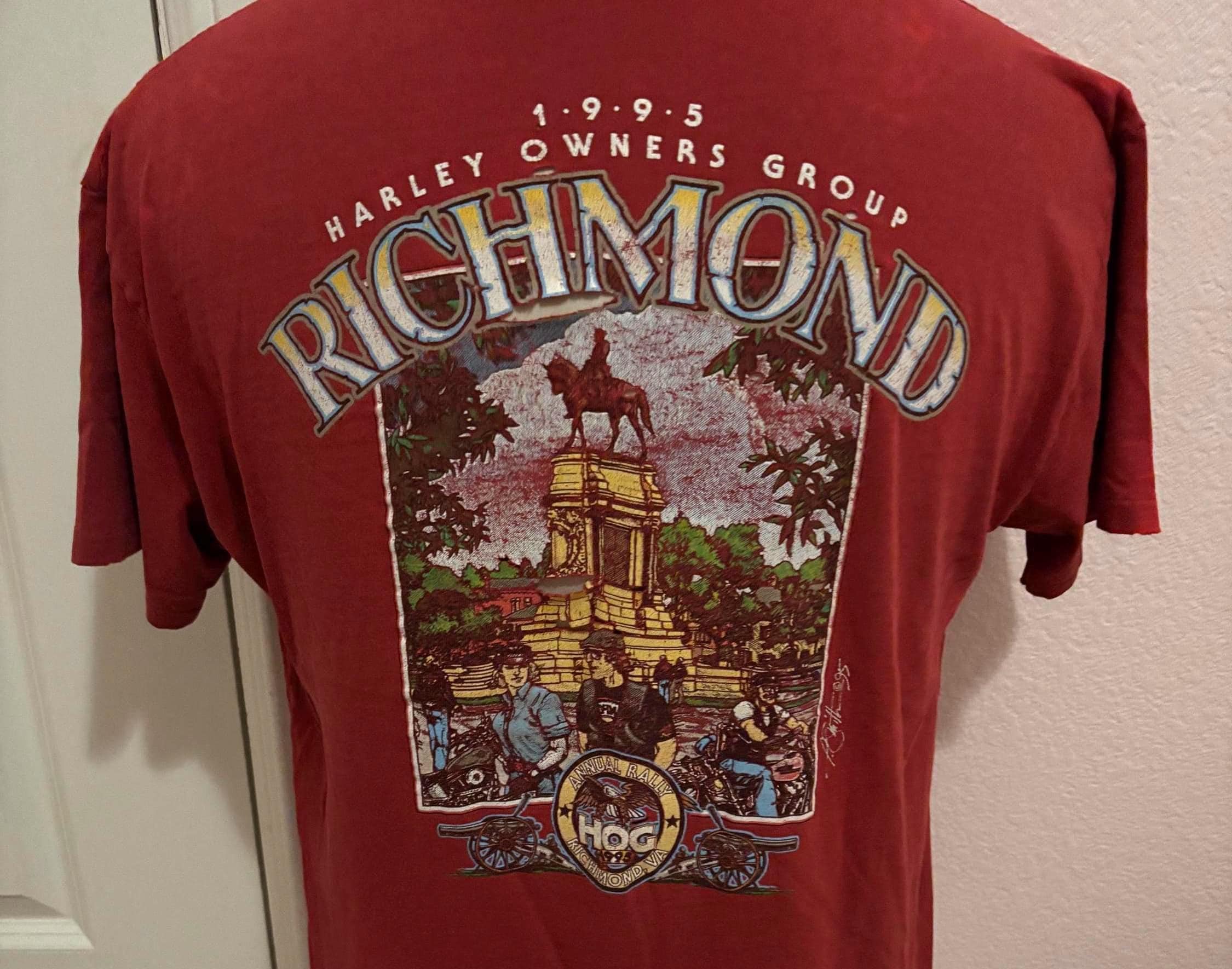 1986 H.O.G. Great Lakes Rally Tシャツ　ハーレー Vintage 90's Harley Davidson Owners Group the Hog Rally Richmond