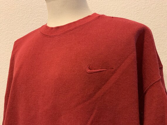 Vintage 90s Nike Sports Apparel Maroon 