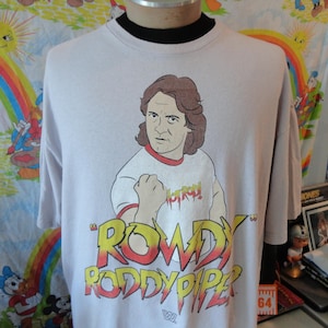T-shirt vintage des années 2000 Hot Rod Rowdy Roddy Piper Wrestling 2XL