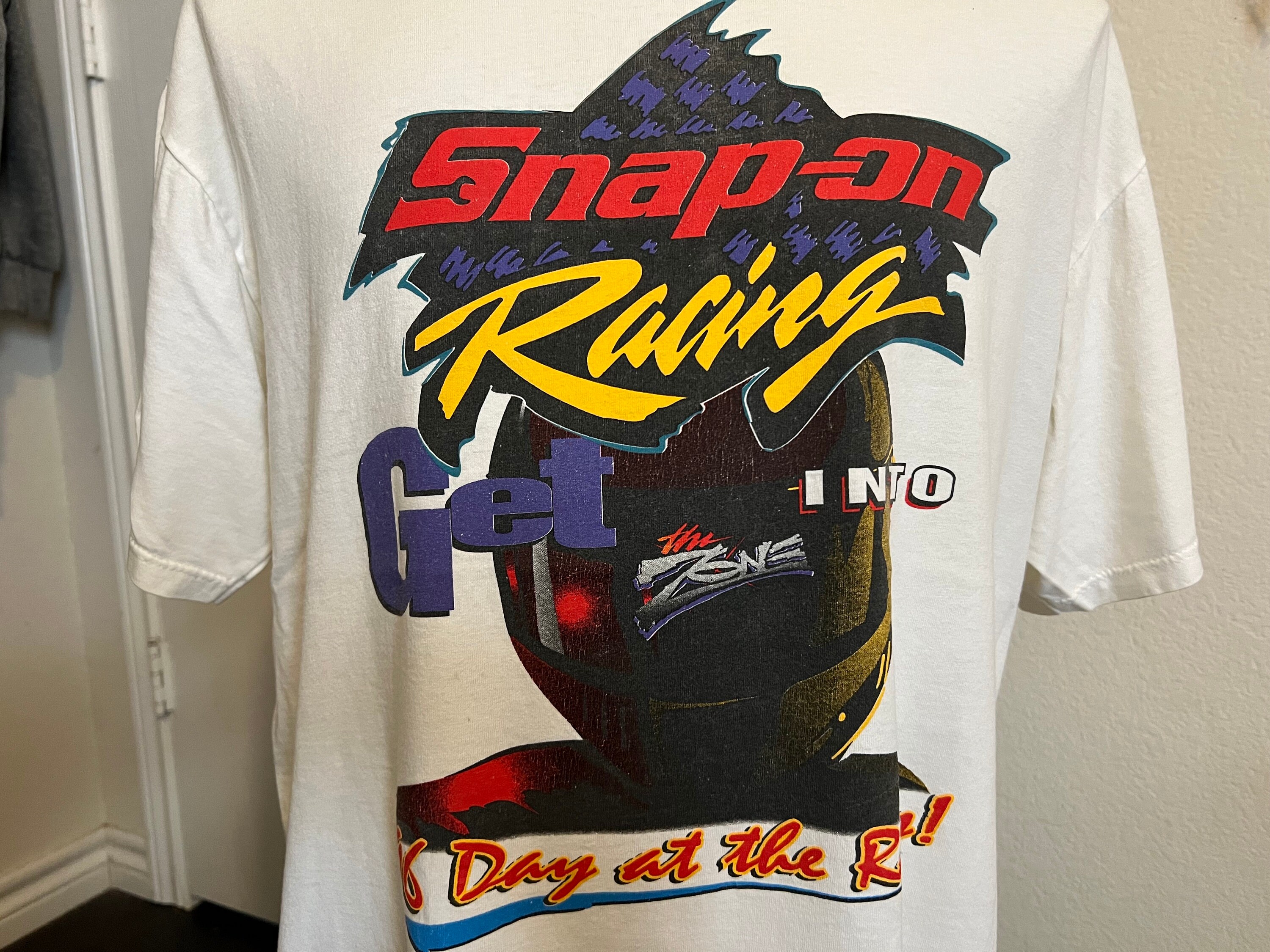 Vintage 90 s Snap on Racing Get Into the Zone 1996 T Shirt XL Etsy