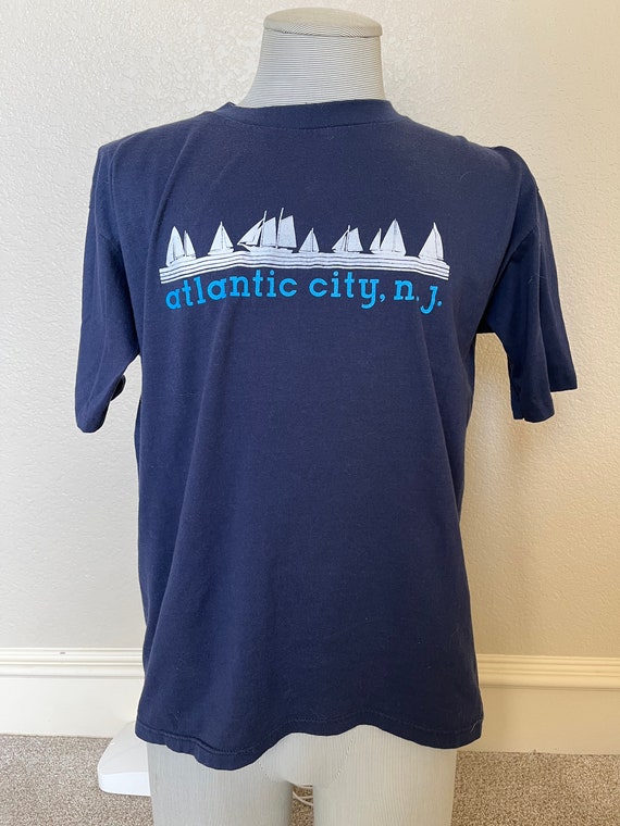 Vintage 80's Atlantic City New Jersey T Shirt Siz… - image 2