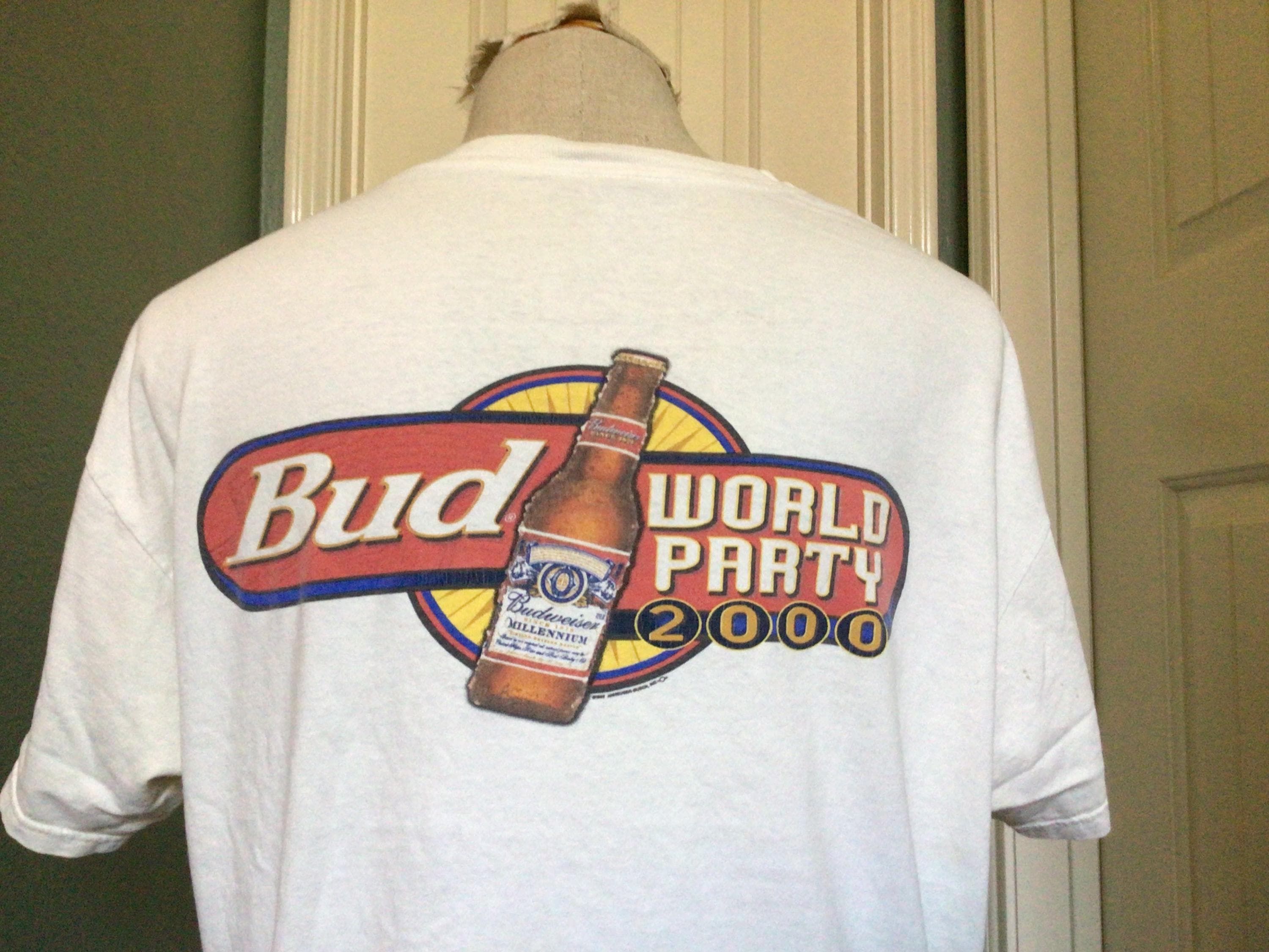 Vintage 2000s Budweiser Millennium 2000 Party T Shirt Size XL - Etsy