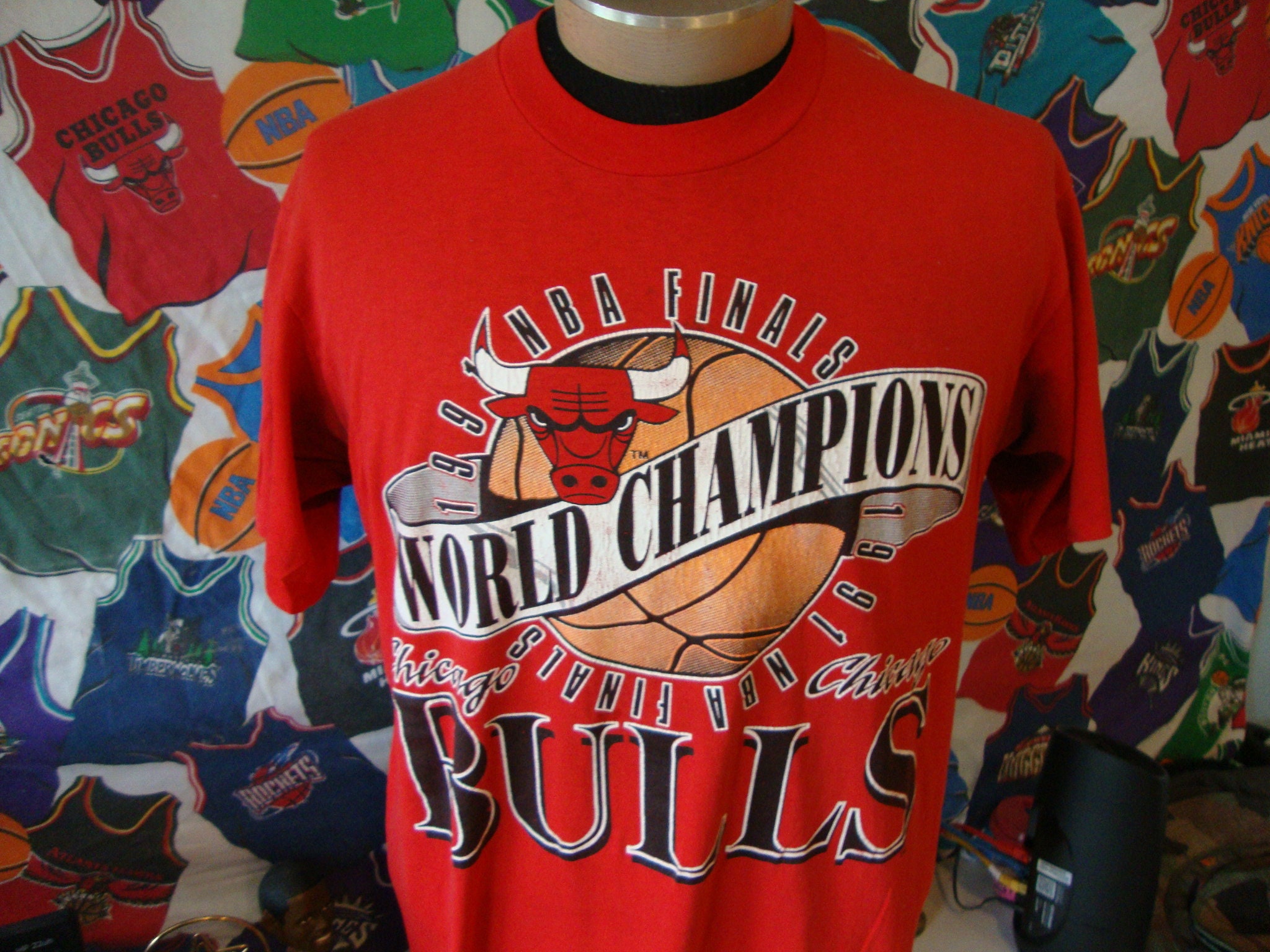 Vintage Chicago Bulls 1991 NBA Finals Shirt Size X-Large