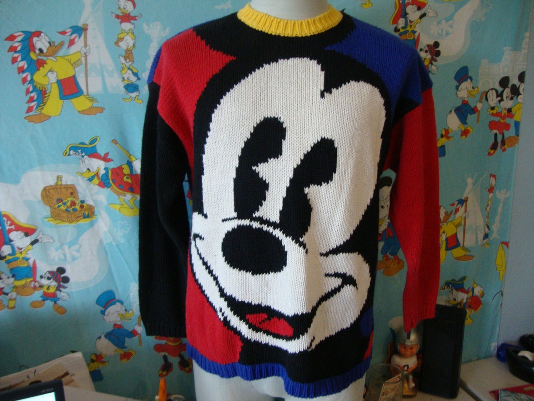 Vintage 90's Mickey & Co Walt Disney Mickey Mouse Sweater M