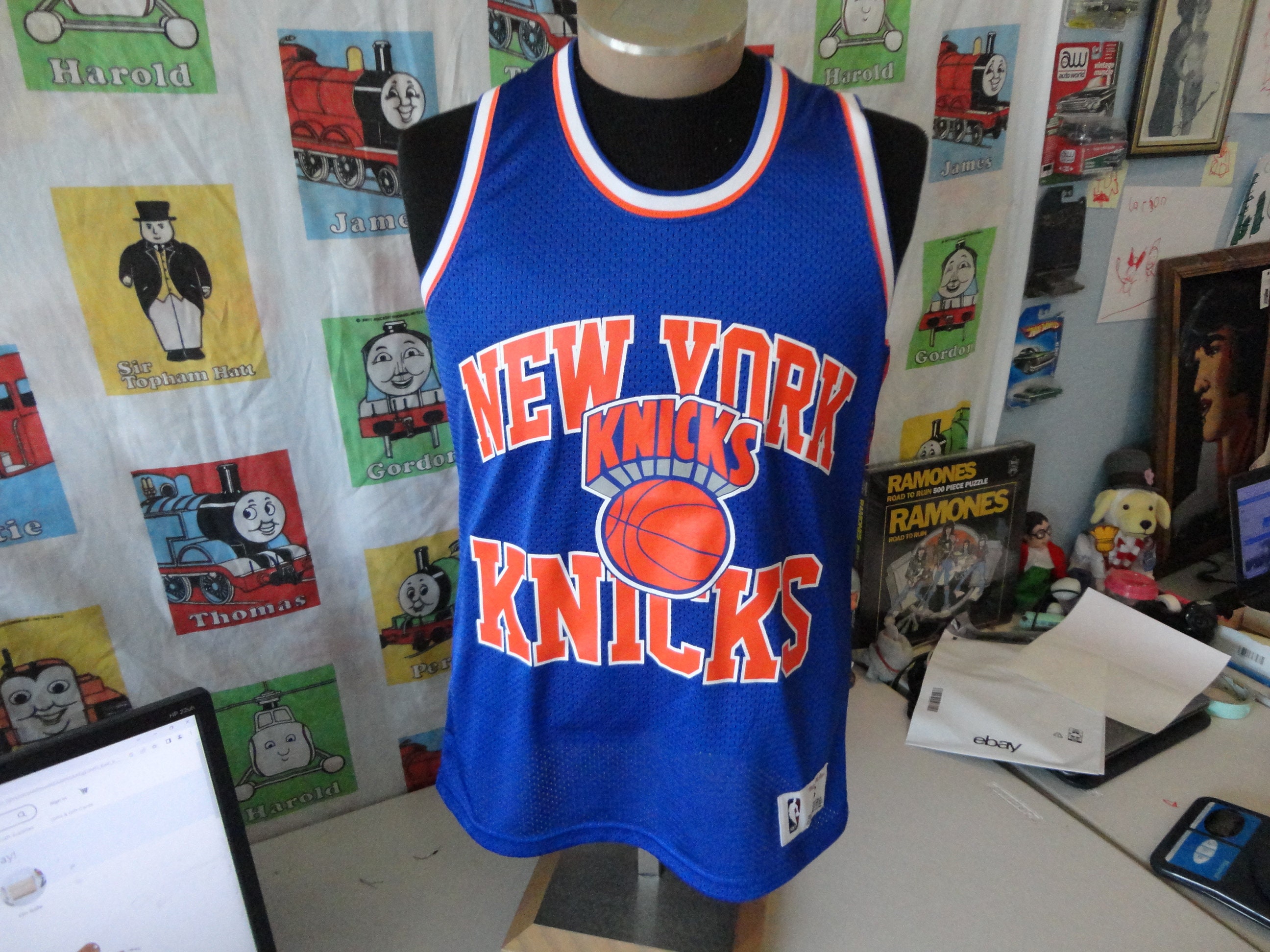 Carmelo Anthony New York Knicks 2XL XXL Black T Shirt
