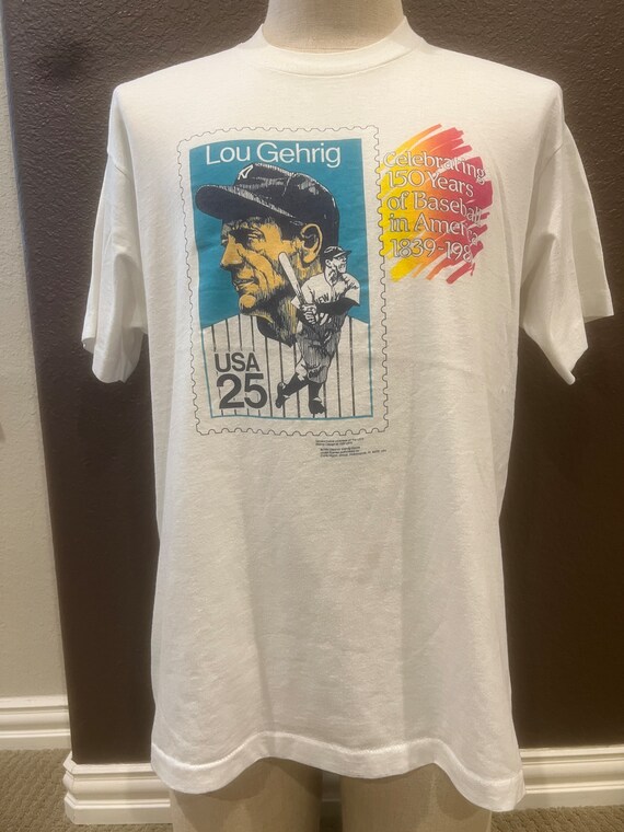 Vintage 80's Lou Gehrig New York Yankees 1989 150… - image 2