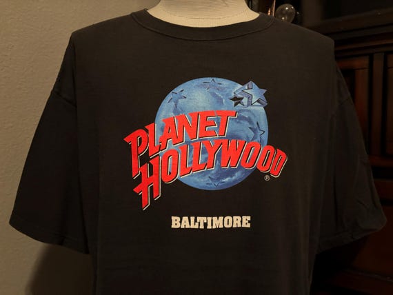 Vintage 90's Planet Hollywood Baltimore Maryland T-shirt XXL - Etsy
