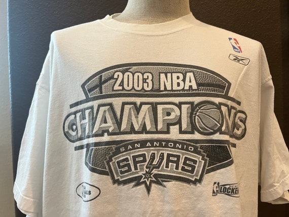 TIM DUNCAN  San Antonio Spurs 2003 Away Reebok Throwback NBA Basketball  Jersey