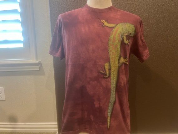 Vintage 90's Lizard Red T Shirt Size M - image 1