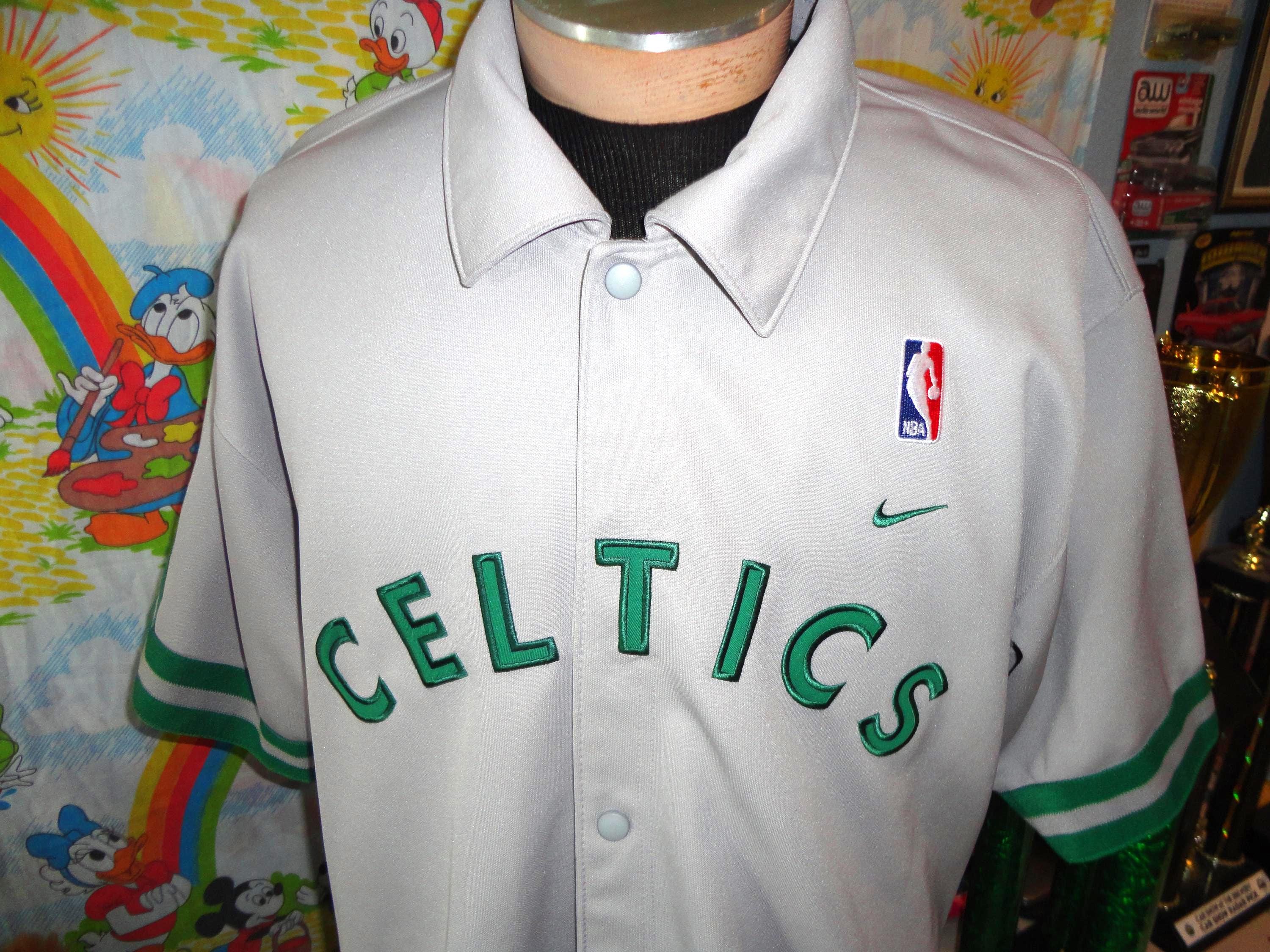 Vintage Nike 1925 Rewind Boston Celtics Warm up Shooting Shirt 