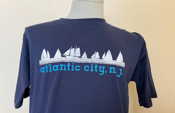 Vintage 80's Atlantic City New Jersey T Shirt Siz… - image 1