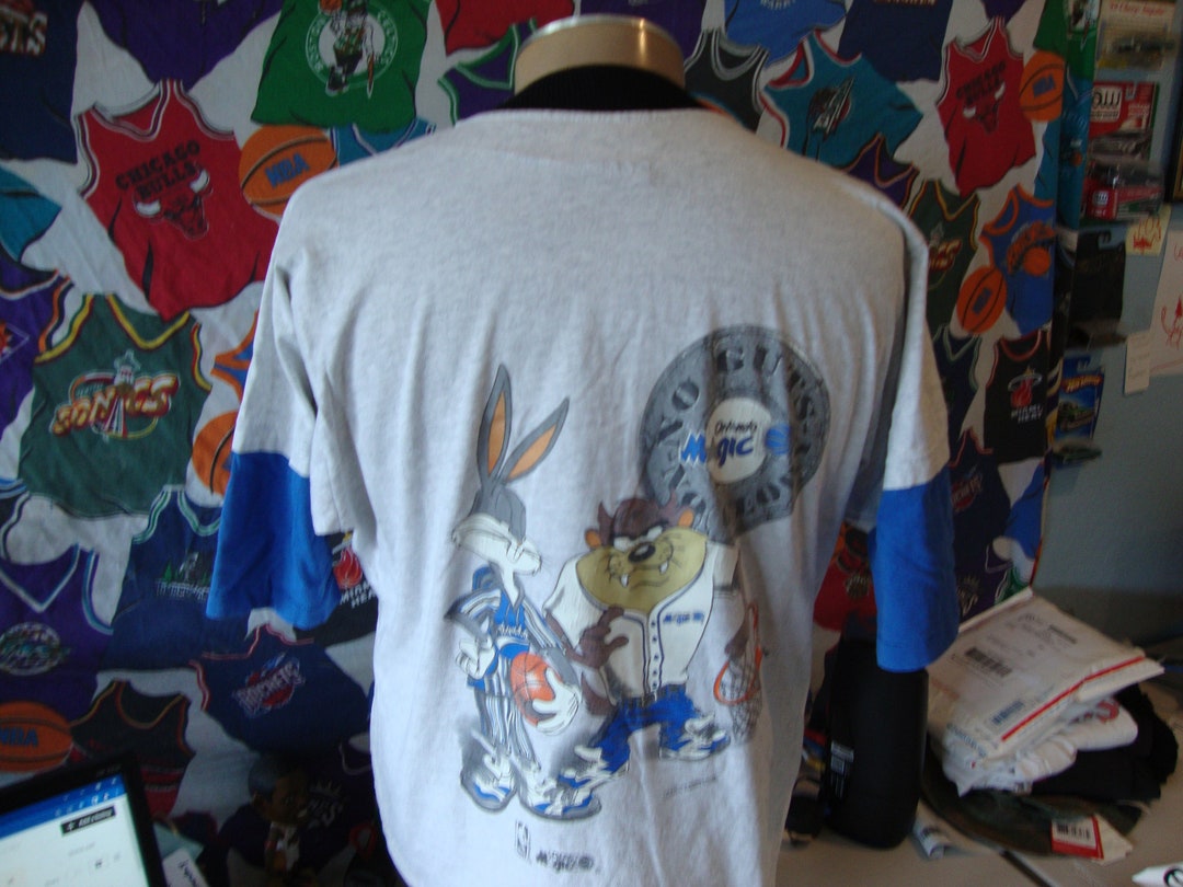 Gildan, Shirts, Vintage Nba Orlando Magic Looney Tunes Shirt American  Basketball Shirt Graphic