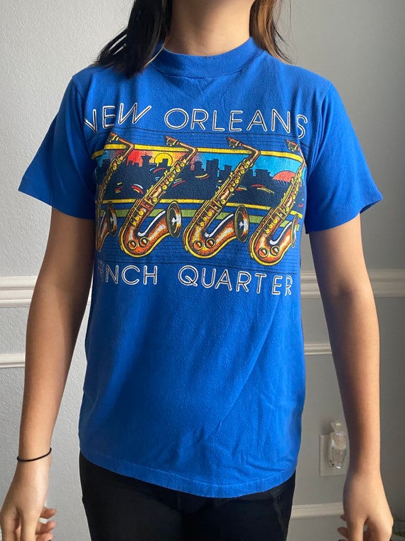 90s Big Jay McNeely jazz blues ジャズtシャツ ヴィンテージ 80 年代 ニューオーリンズ ジャズ ブルー T シャツ