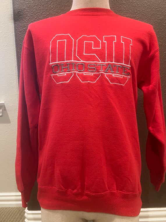 Vintage 90's Ohio State University Buckeyes Red C… - image 2