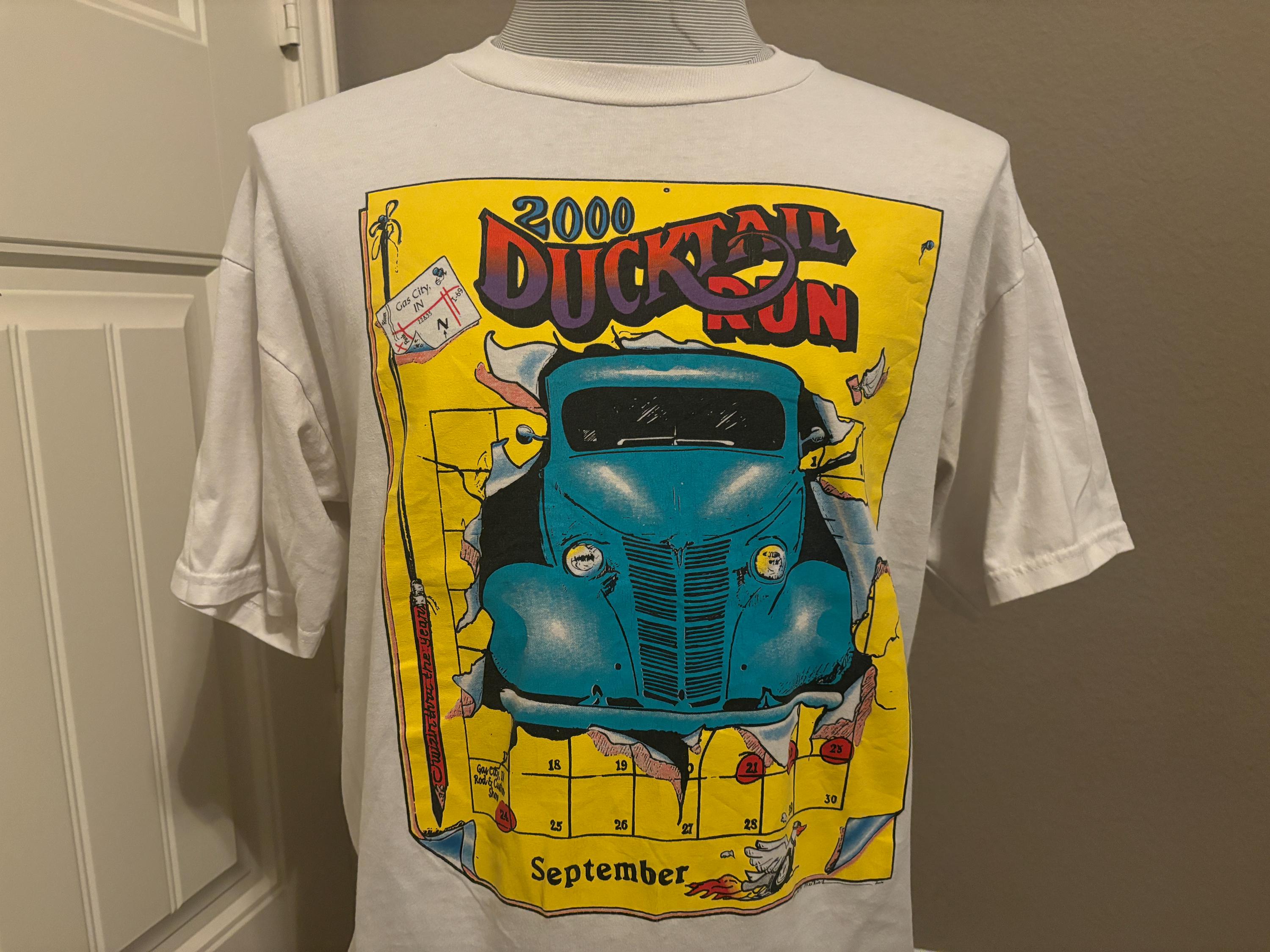 Vintage 2000's Ducktail Car Cruizin Thru the Years T Shirt L - Etsy