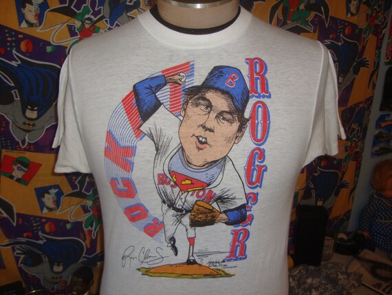 Vintage Boston Red Sox 1988 Roger Clemens Shirt Size Small
