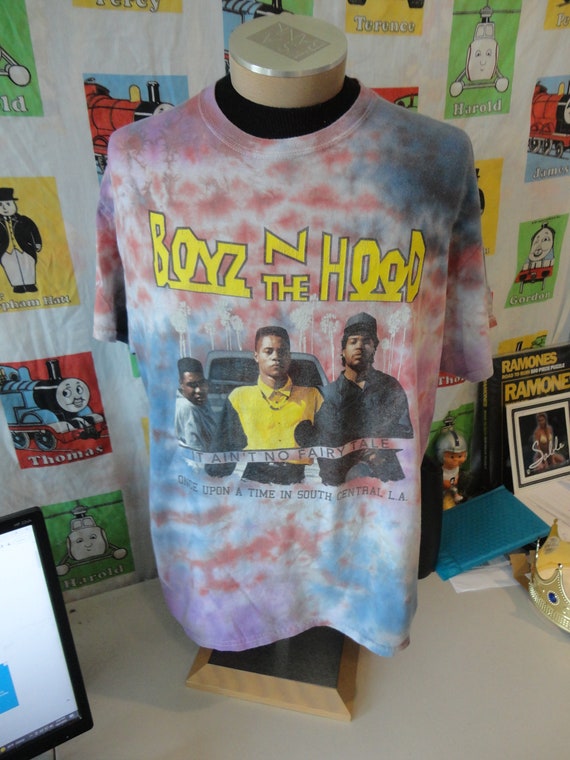 Boyz N da Hood Ice Cube Ty Dye T Shirt XL - image 2