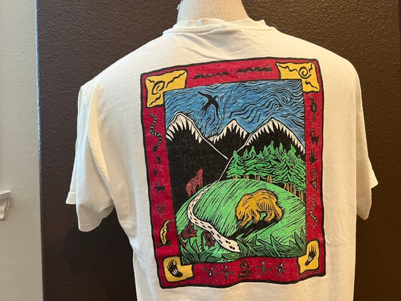 Vintage 90's Alliance for the Wild Rockies White … - image 1
