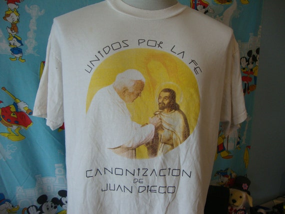Vintage 90's Pope John Paul II and Jesus Catholic