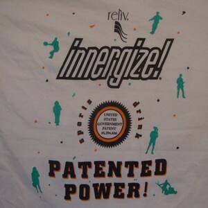 Vintage 90&#39;s Innergized Sports Drink White T Shirt Size L