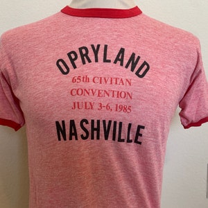 Vintage Opryland USA American Music Festival Graphic T Shirt 90s
