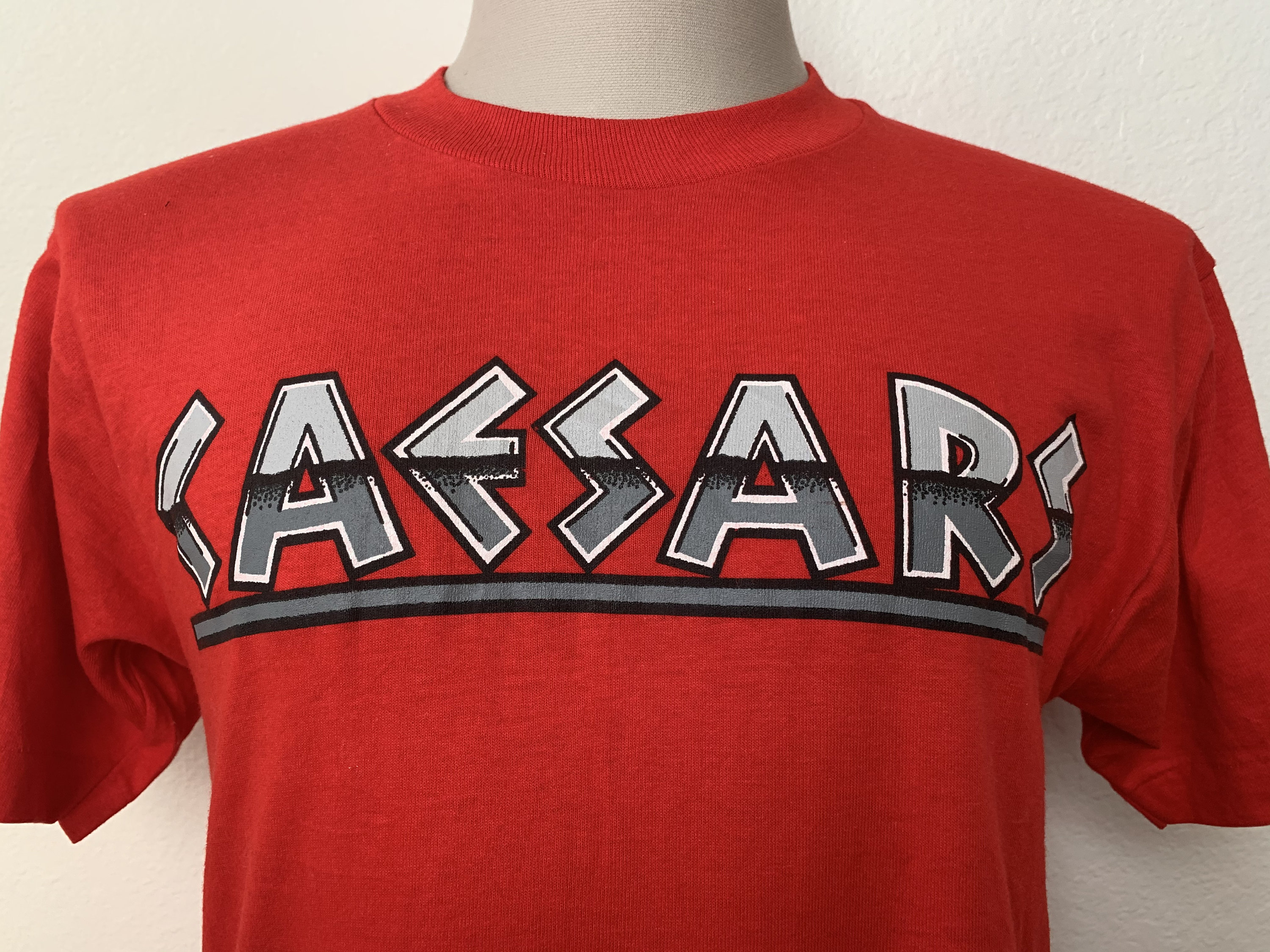 Vintage 80s Caesars Palace Entertainment Red T Shirt Size M - Etsy