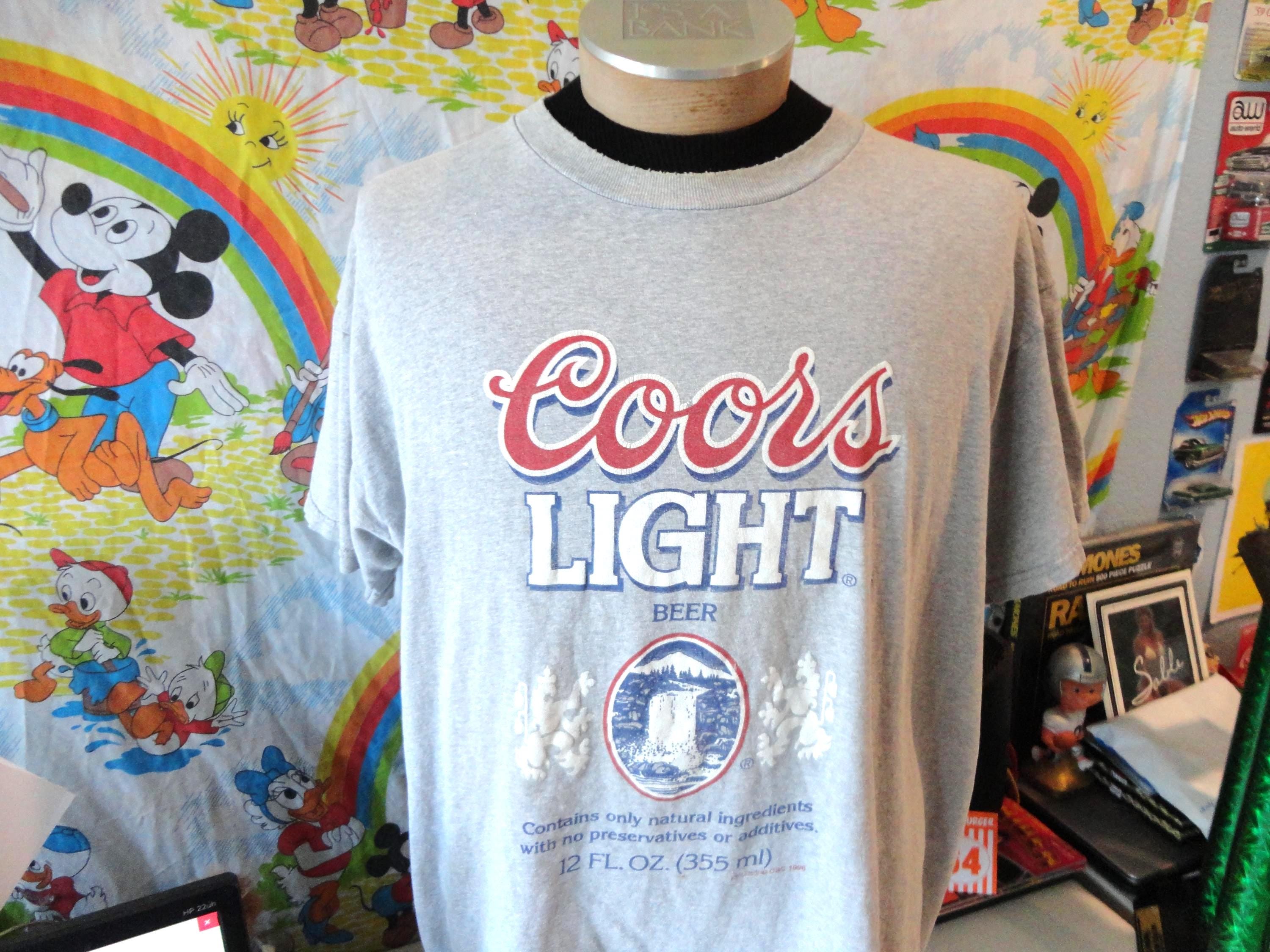 Coors Light Vintage Tshirt - Etsy, image size:3000x2250