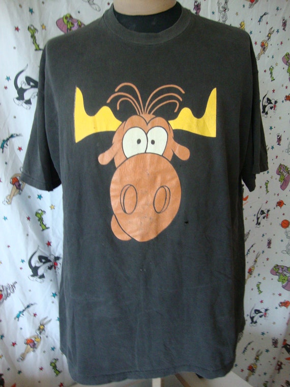Vintage 90's Rocky and Bullwinkle Taco Bell Promo… - image 2