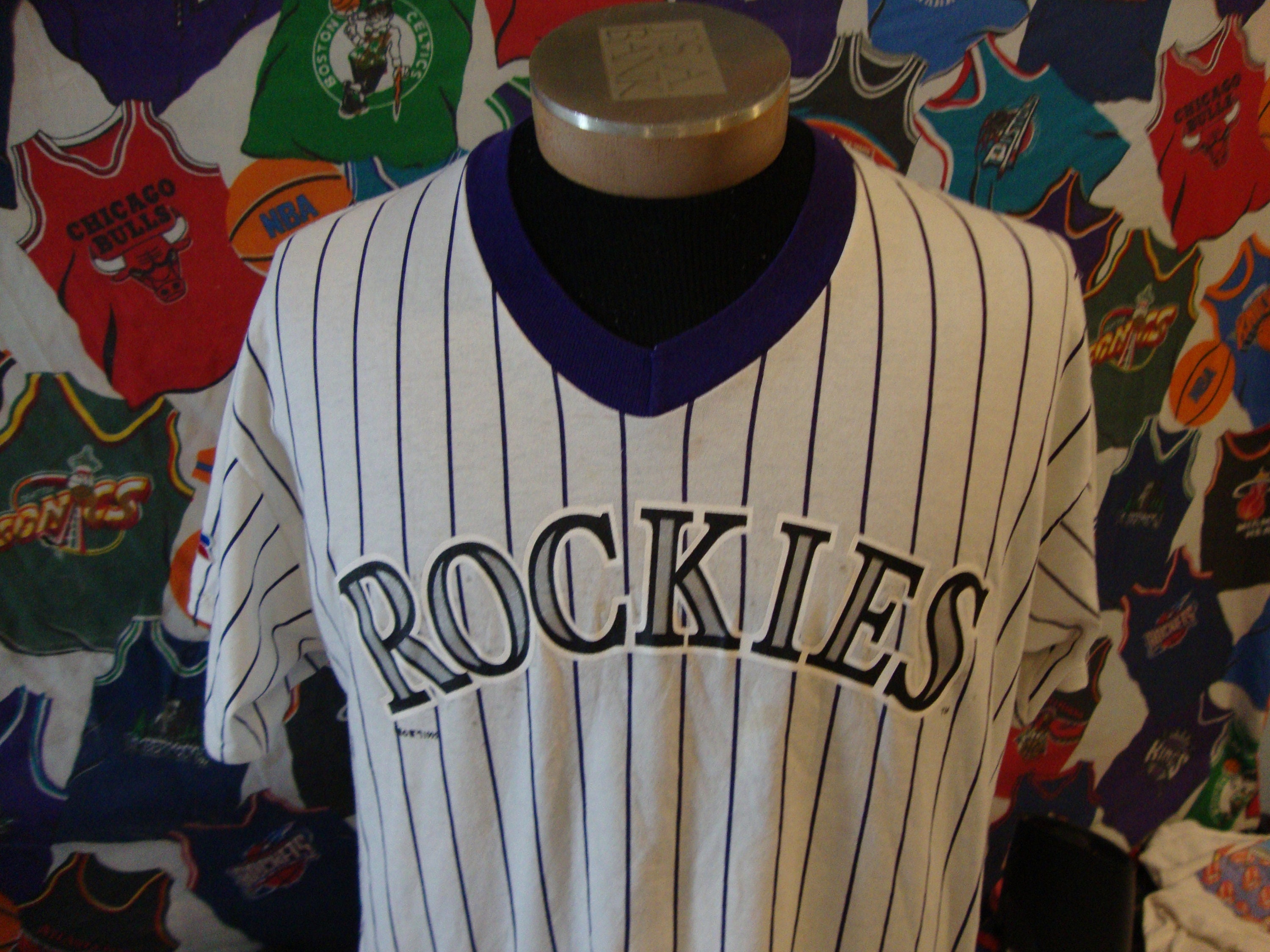 Vintage 90's Colorado Rockies National League Baseball 