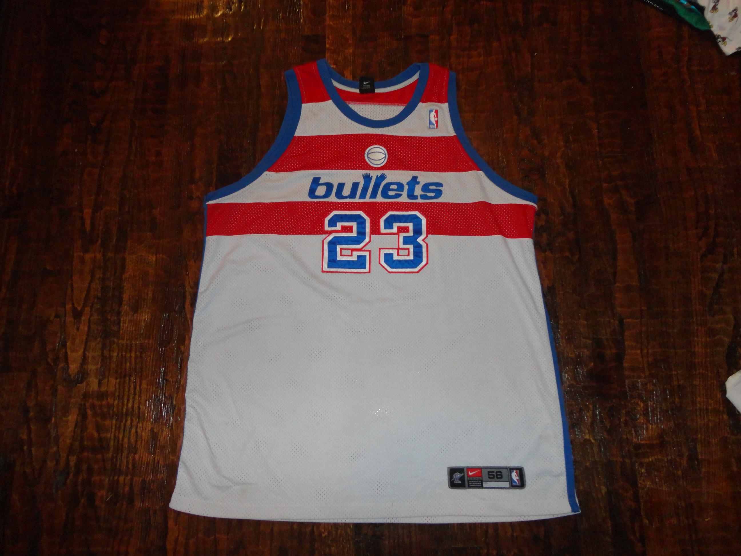 Vintage Michael Jordan Nike Washington Wizards Bullets Authentic 