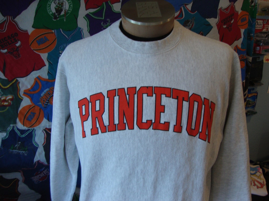 champion PRINCETON パーカー 80s USA製 Championチャンピオン PRINCETON 染み込みプリント