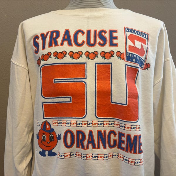 Vintage 90’s Syracuse Orangemen SU Crewneck Sweatshirt XL