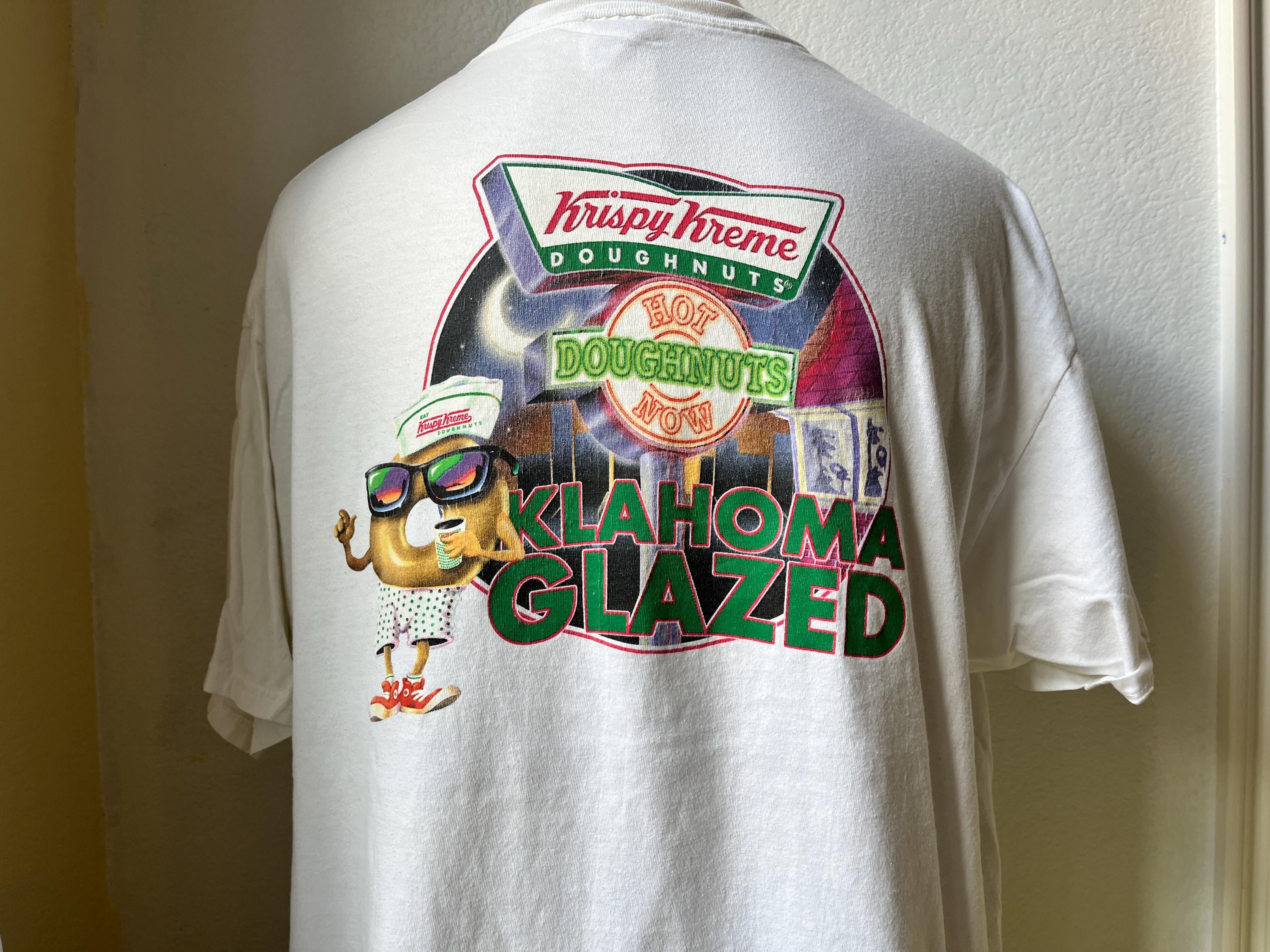 Vintage 90's Krispy Kreme Doughnuts T-shirt Size XXL - Etsy, image size:3000x2250