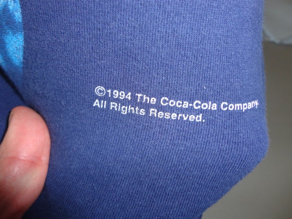Vintage 90's Coca-Cola Polar Bears 1994 T Shirt S… - image 4