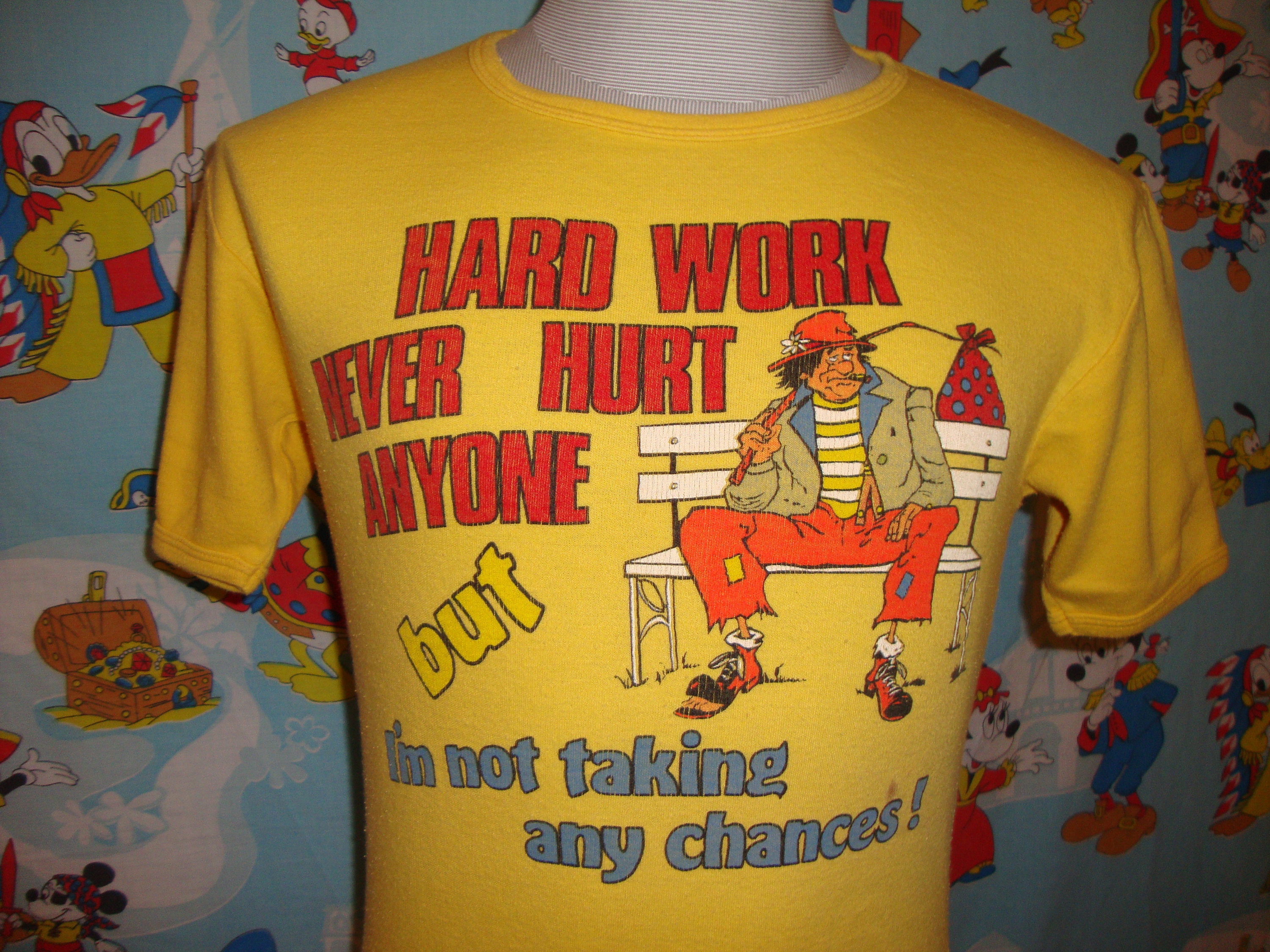 Vintage 80 s Hobo Hard Work Never Hurt Anyone But I m Etsy vintage-80-s-hobo-hard-work-never-hurt-anyone-but-i-m-etsy