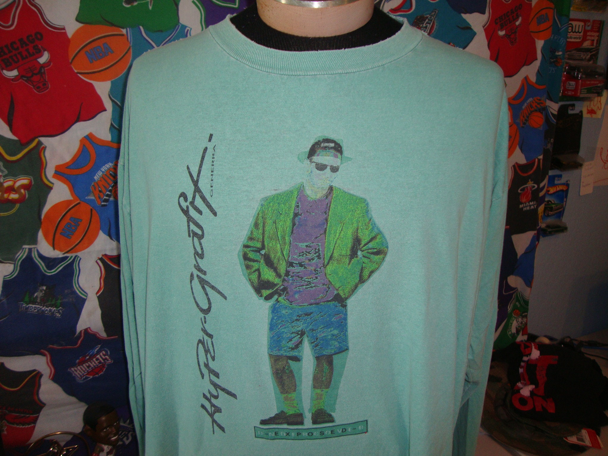 Vintage 90's Hypercolor Generra Tee hyper color camiseta - Etsy España