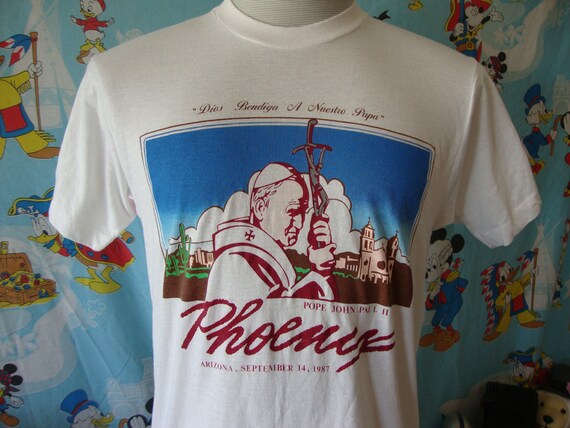 Vintage 80's Pope John Paul II Phoenix Arizona 198