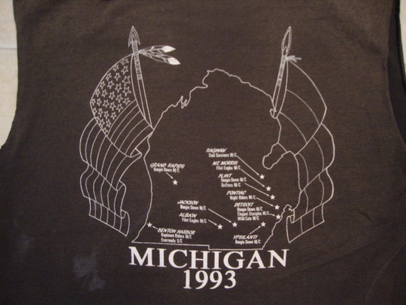Vintage 90's National Round Up Michigan 1993 Bike… - image 2