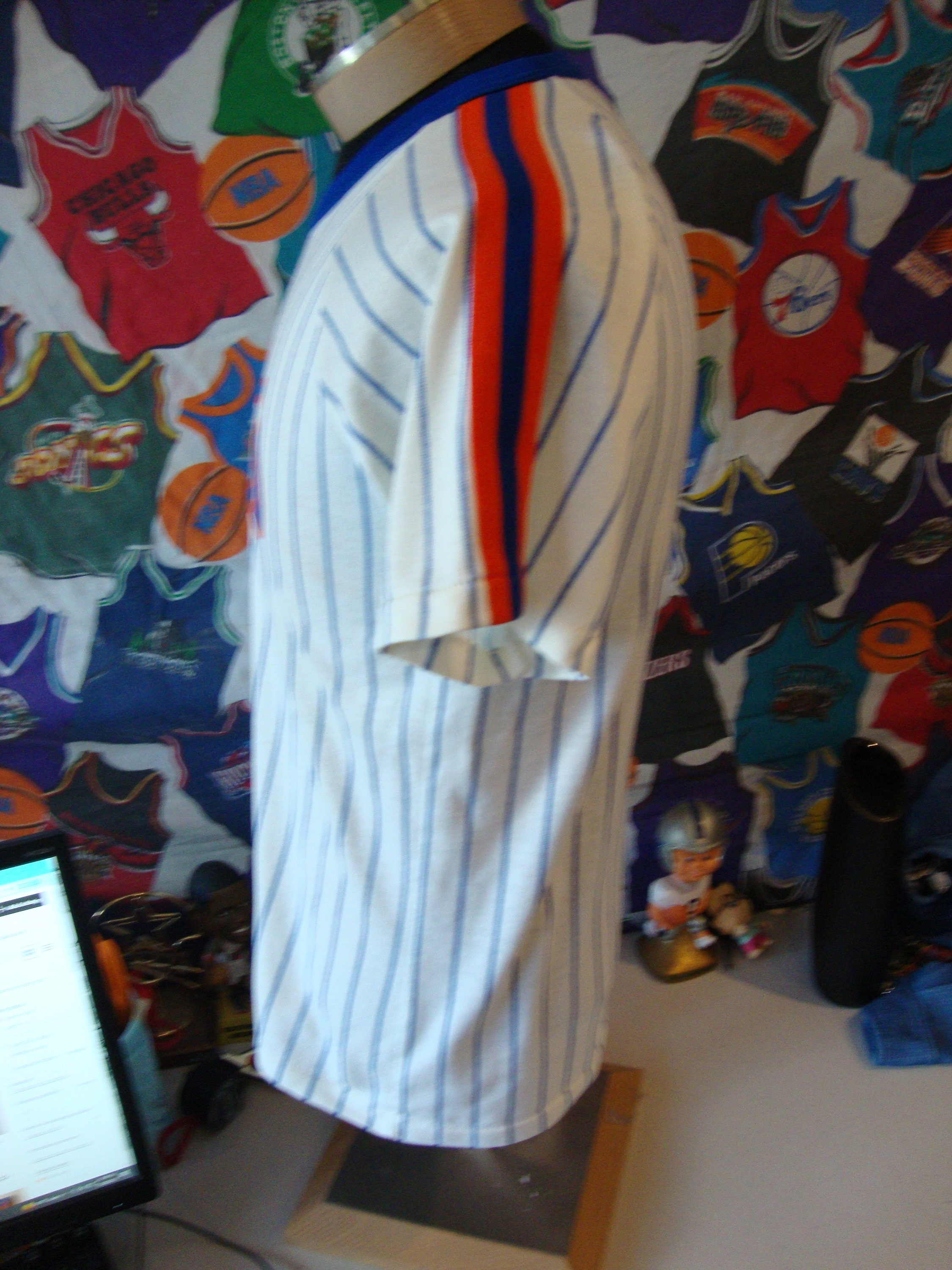 Rawlings Authentic New York Mets Pinstripe MLB Baseball Jersey Vintage –  Rare_Wear_Attire