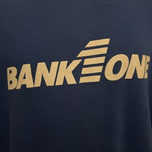 Vintage 90&#39;s Bank One Crewneck sweatshirt XL