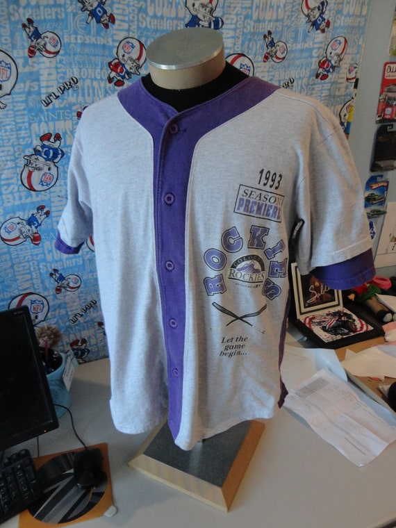 Vintage 90's Colorado Rockies 1993 Inaugural Seas… - image 2