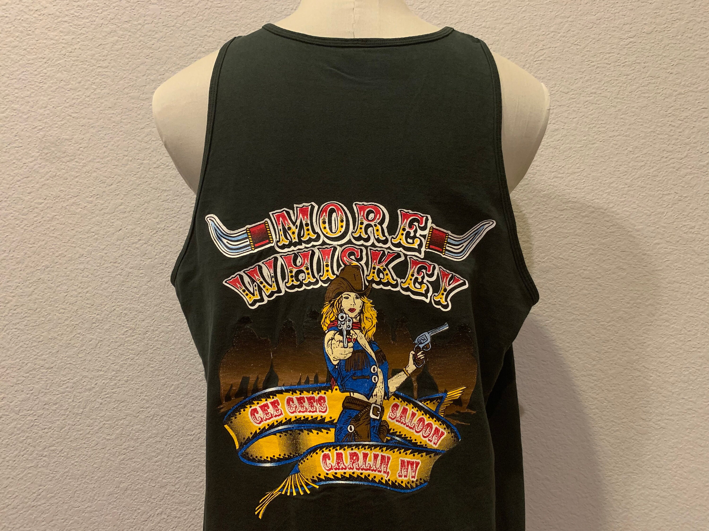 ヴィンテージ 90 年代 Cee Gee's Saloon Carlin Nevada ブラック