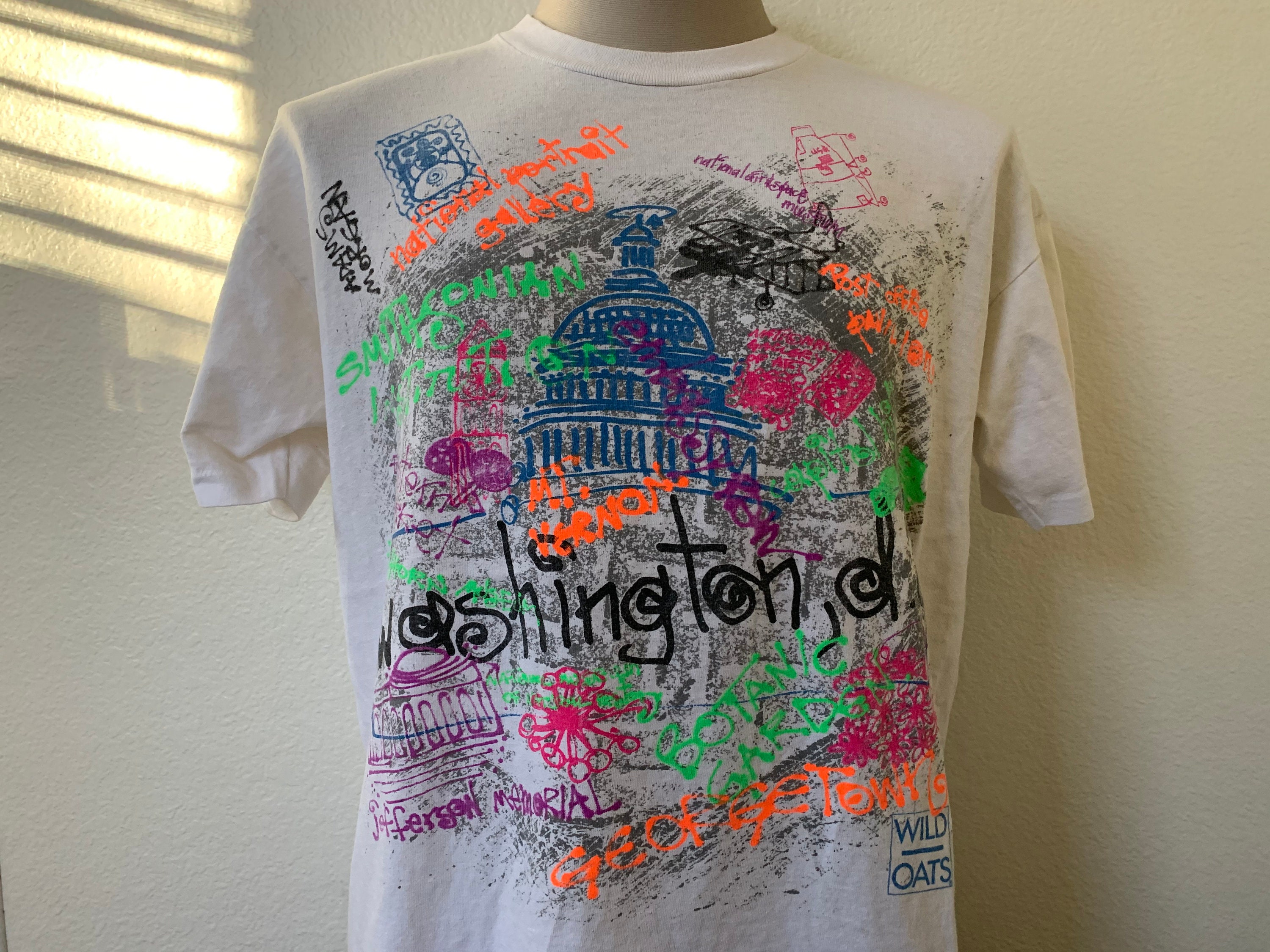 Vintage 90's Washington D.C. White House Capital Attractions